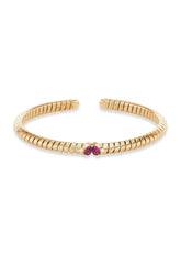 the Kiss - Trisolina Ruby Pavé Bangle