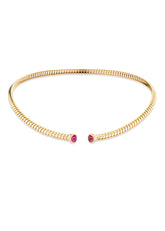 Trisolina Cabochon Rubies Collar