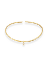 Lina Collar with Diamond Pendant