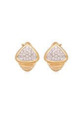 Trisola Diamond Huggie Earrings