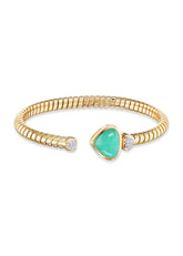 Trisolina Chrysoprase Bangle