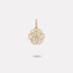 Triangoli Boule pendant with Foldable Bail
