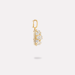 Triangoli Boule pendant with Foldable Bail
