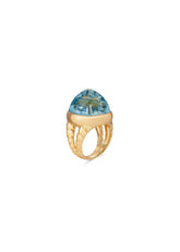 Tigella Ring with Aquamarine