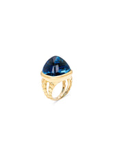 Tigella Ring with Blue Topaz