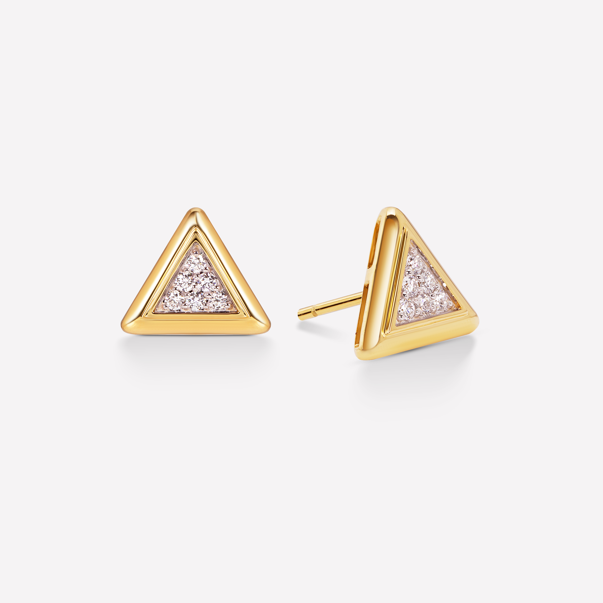 Triangolini Stud Pavé Diamonds