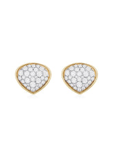 Trisola Diamond Stud Earrings