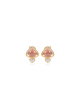 Trisolina Rose Quartz Earrings