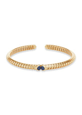 the Kiss - Trisolina Sapphire Pavé Bangle