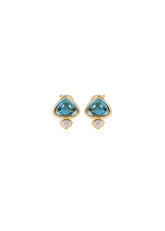 Trisolina Blue Topaz Earring