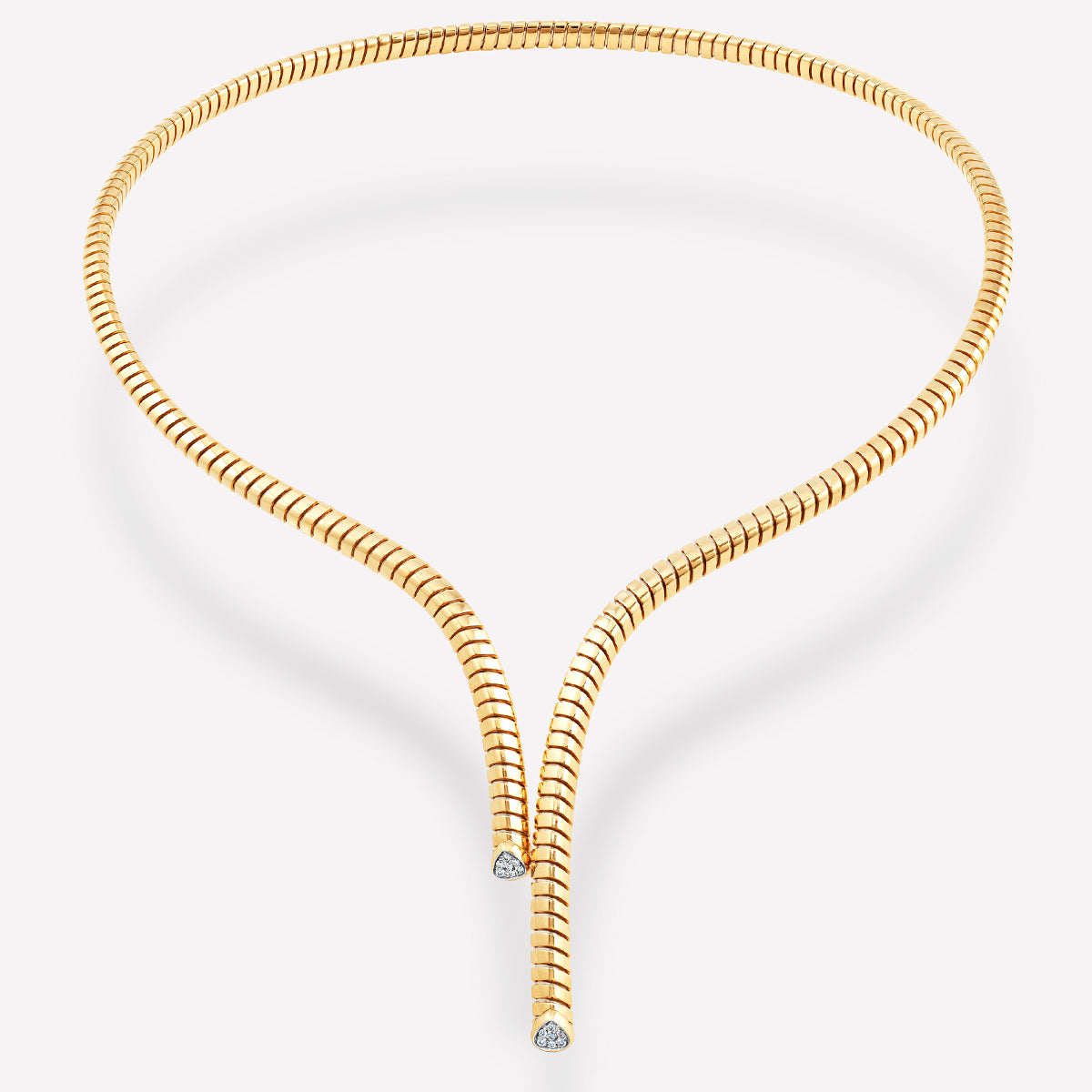 marinab.com, Trisolina Asymmetrical Pavé Collar