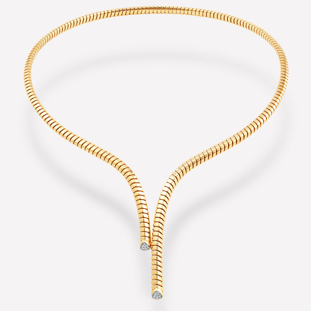 marinab.com, Trisolina Asymmetrical Pav&eacute; Collar