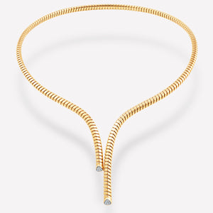 marinab.com, Trisolina Asymmetrical Pavé Collar