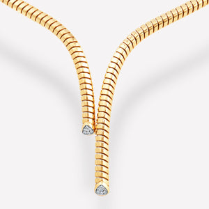 marinab.com, Trisolina Asymmetrical Pavé Collar
