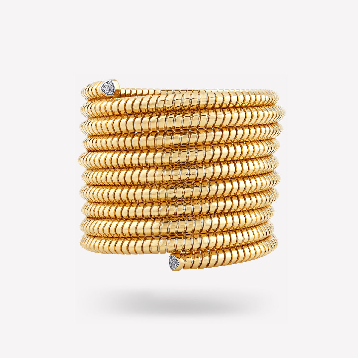 marinab.com, Trisolina 10 Row Pavé Diamond Bangle
