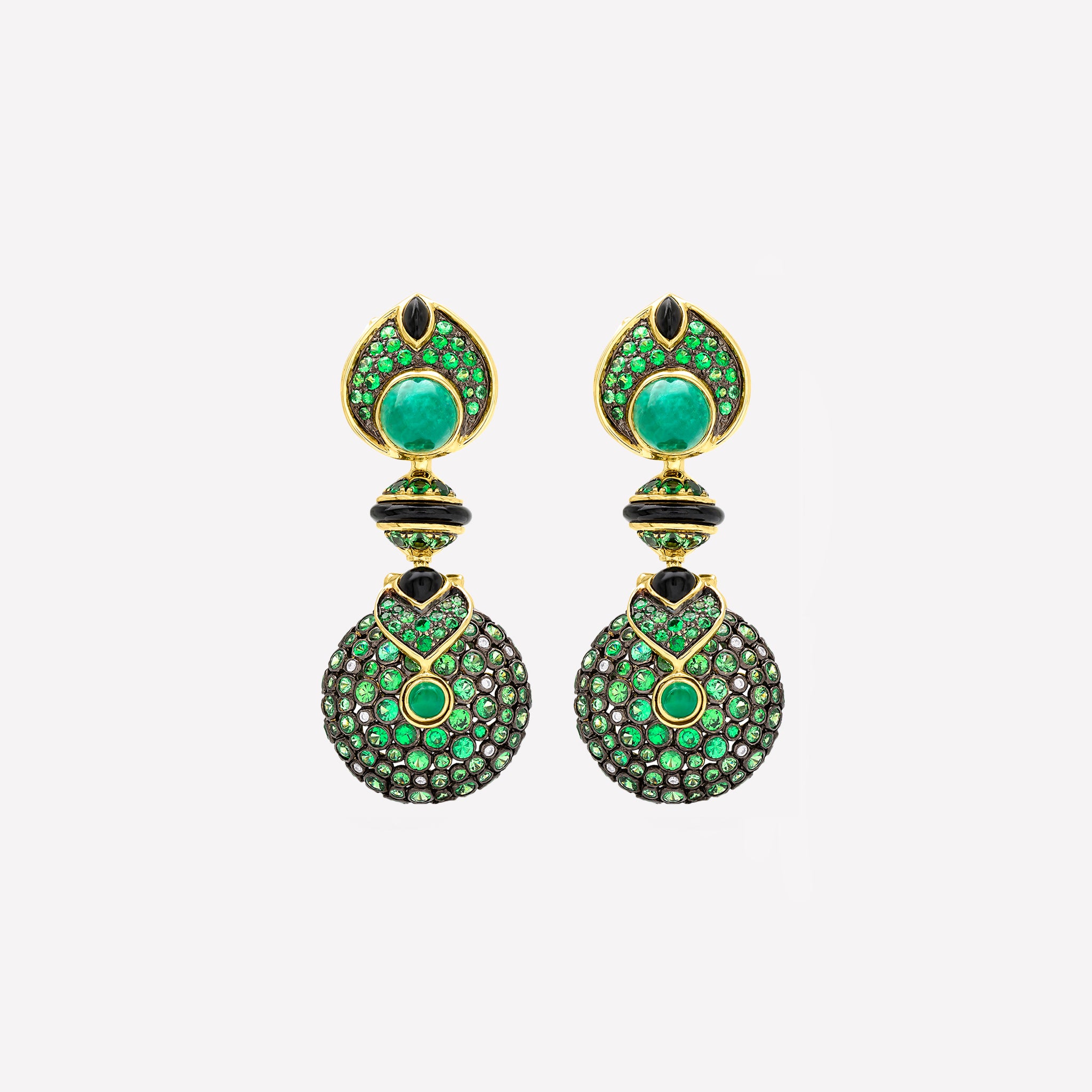 marinab.com, Pneu Limited Edition Green Earrings