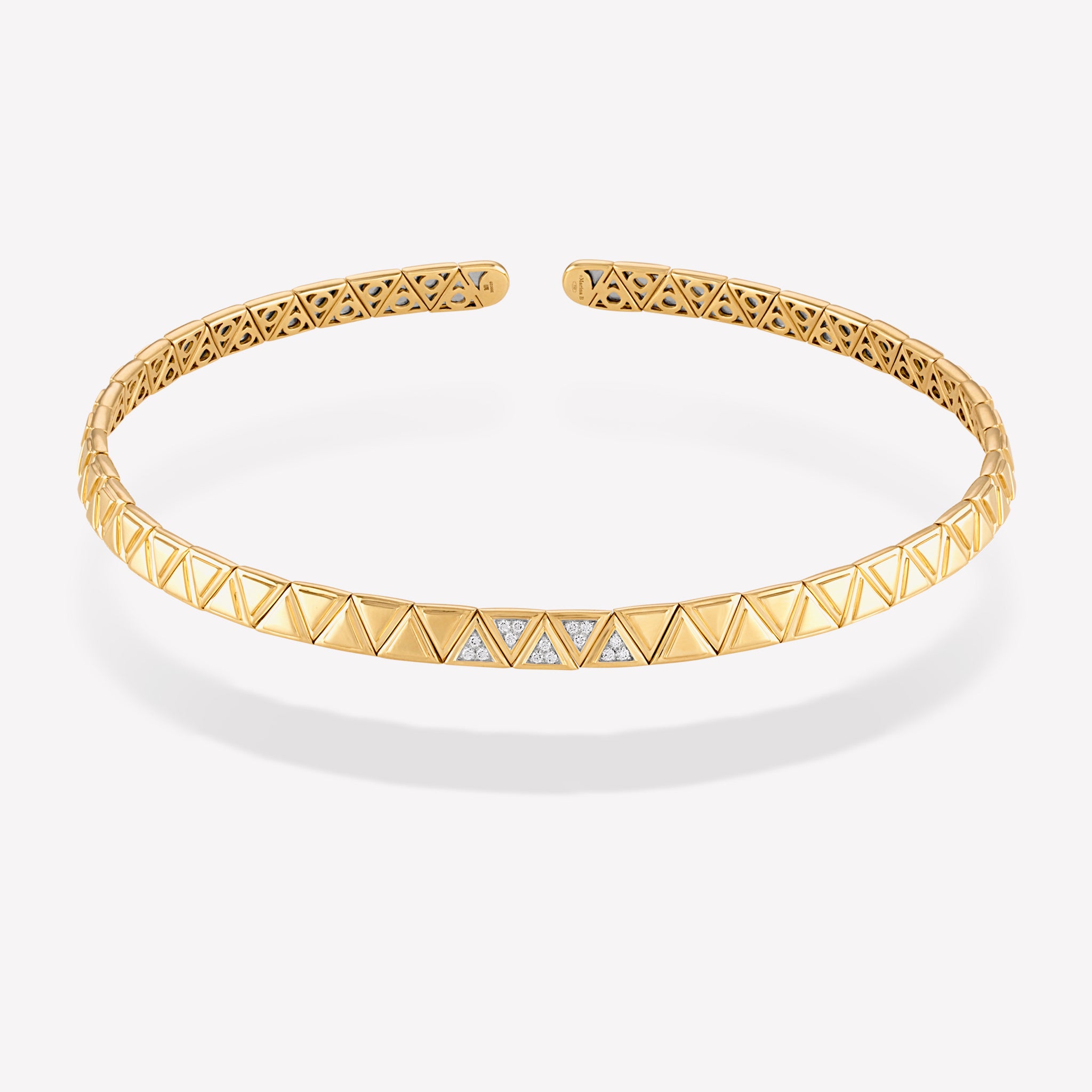 marinab.com, Triangolini Pav&eacute; Collar