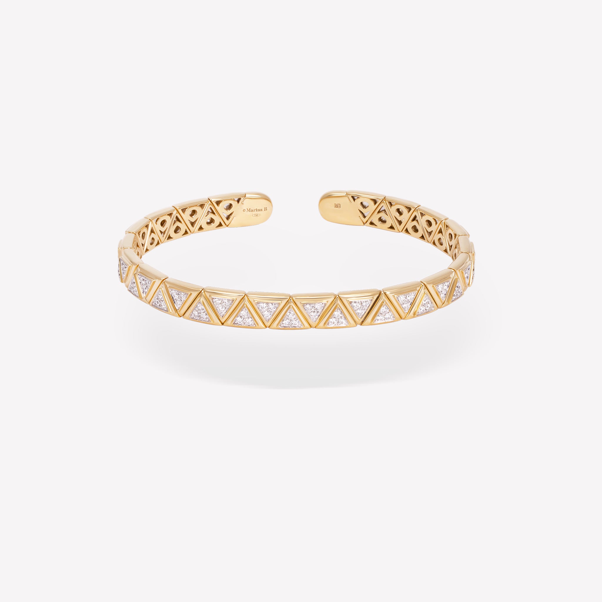 marinab.com, Triangolini Pav&eacute; Bangle