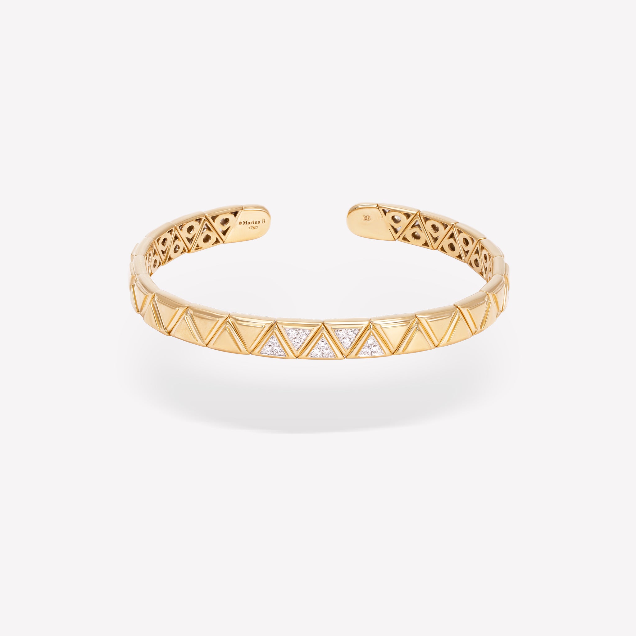 marinab.com, Triangolini Five Pav&eacute; Bangle