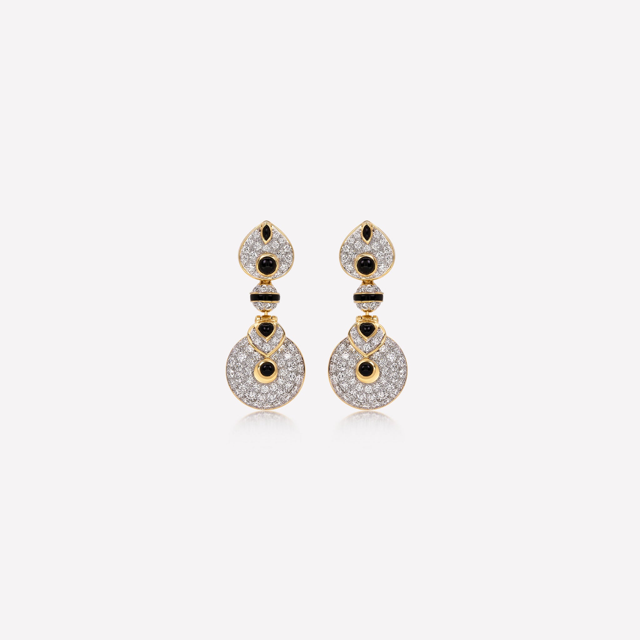 marinab.com, Baby Pneu Earrings with Pavé Diamonds
