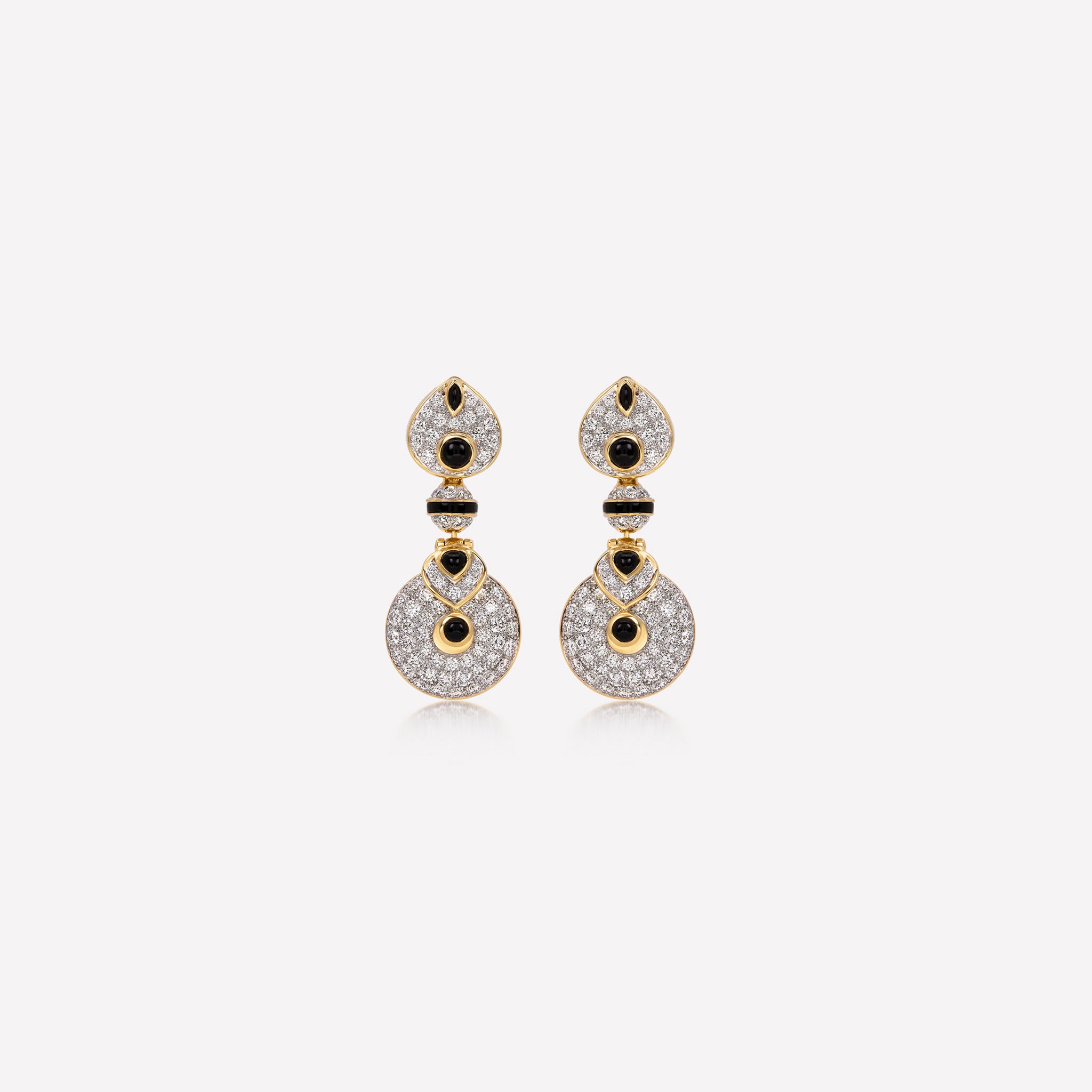 marinab.com, Baby Pneu Earrings with Pav&eacute; Diamonds