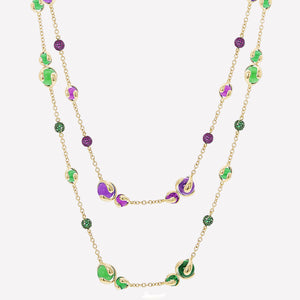 marinab.com, Cardan Pavé Beads Sautoir 36"