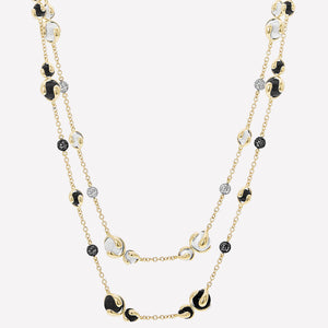 marinab.com, Cardan Pavé Beads Sautoir 36"
