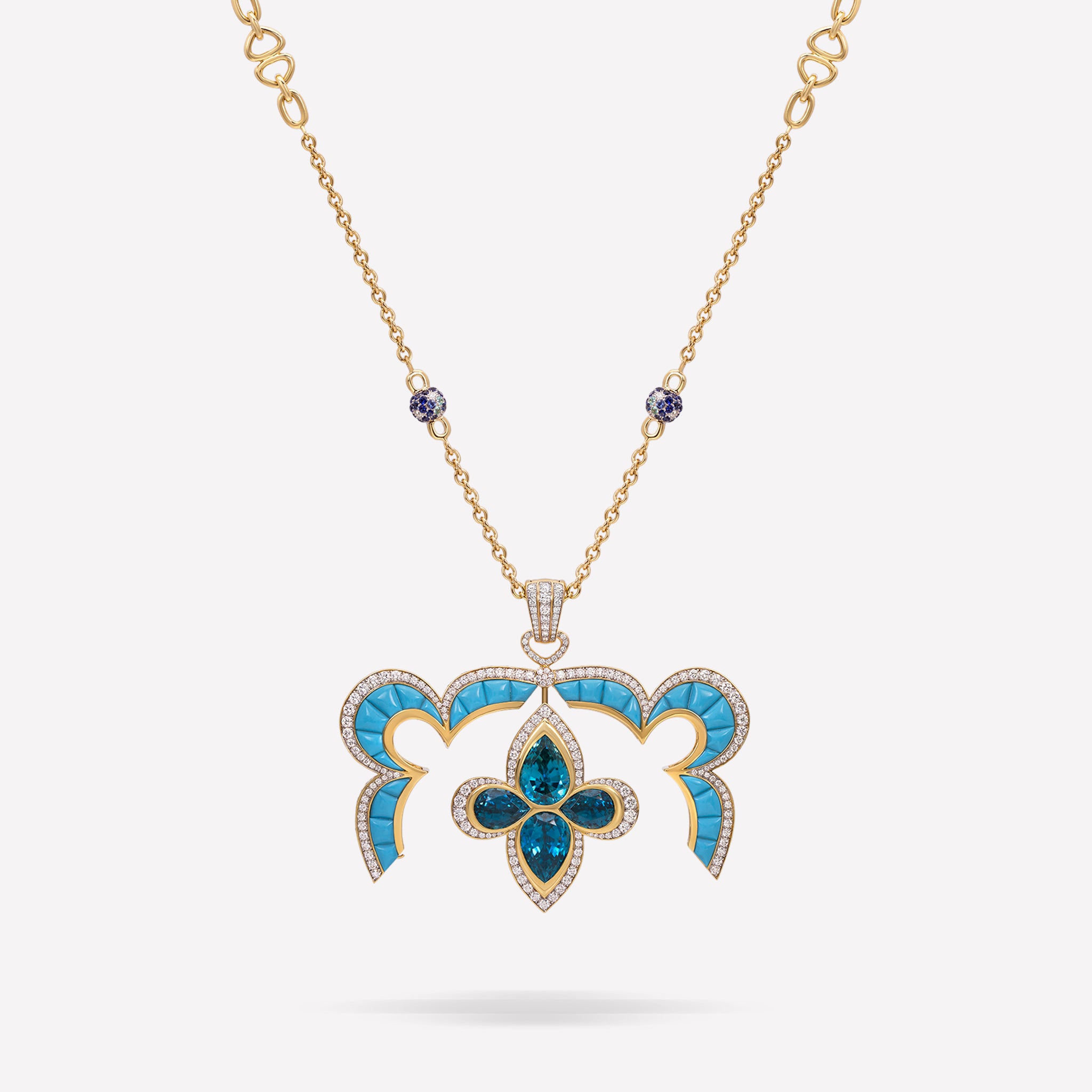 marinab.com, Crisila Turquoise Reversible Pendant
