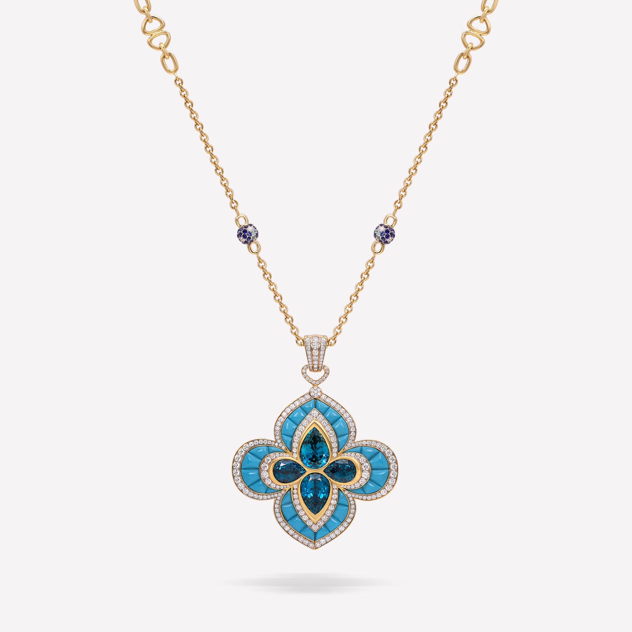 marinab.com, Crisila Turquoise Reversible Pendant