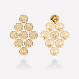 marinab.com, Soleil Gold Large Kite Earrings