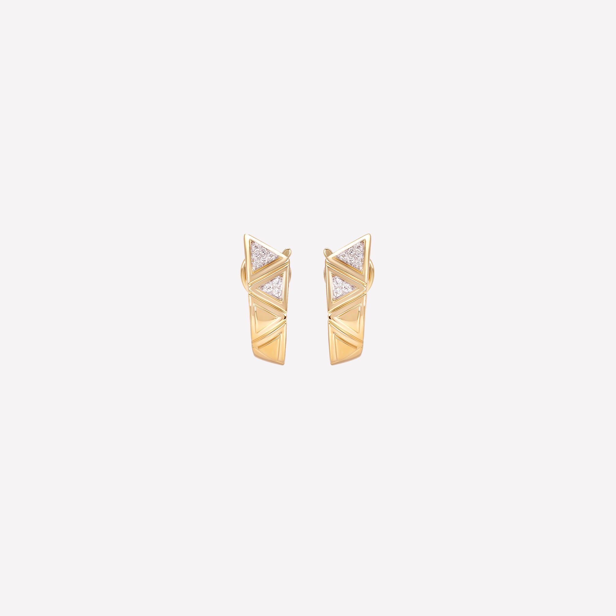 marinab.com, Triangolini Pavé Earrings