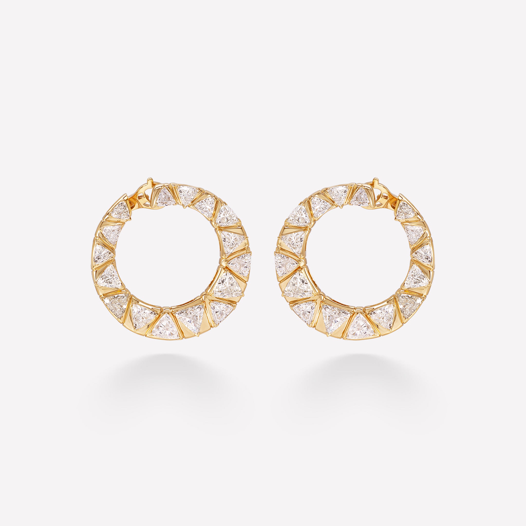 marinab.com, Triangoli Moon Earrings