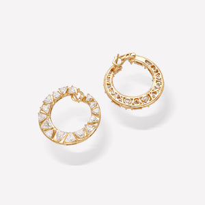 marinab.com, Triangoli Moon Earrings