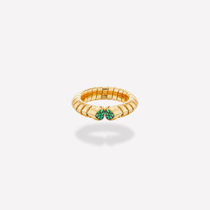 marinab.com, Trisolina Colored Pavé Ring