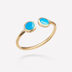marinab.com, Soleil Exotic Stone Double Bangle