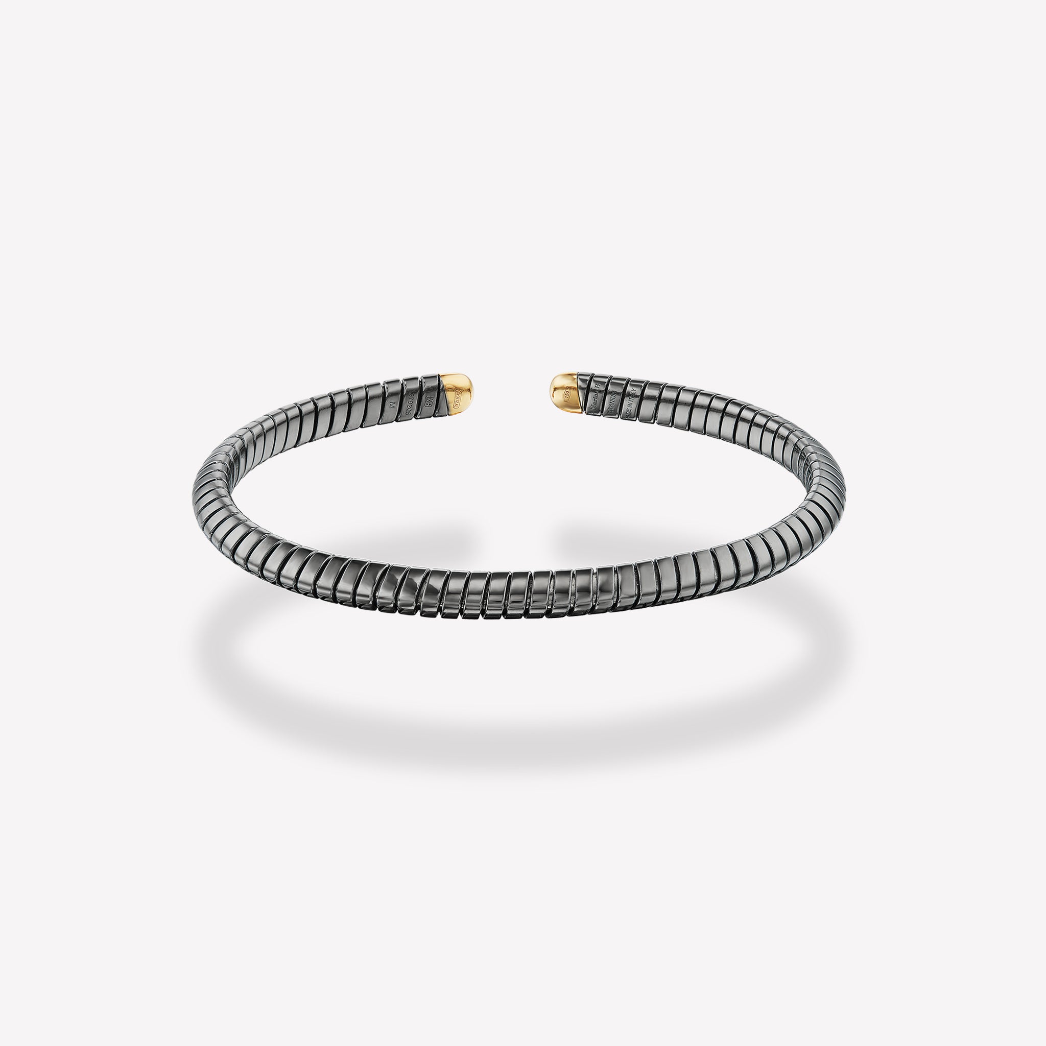 marinab.com, Trisolina Titanium Gold Bangle