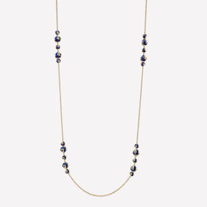 marinab.com, Cardan Cluster Exotic Stone Sautoir 40''