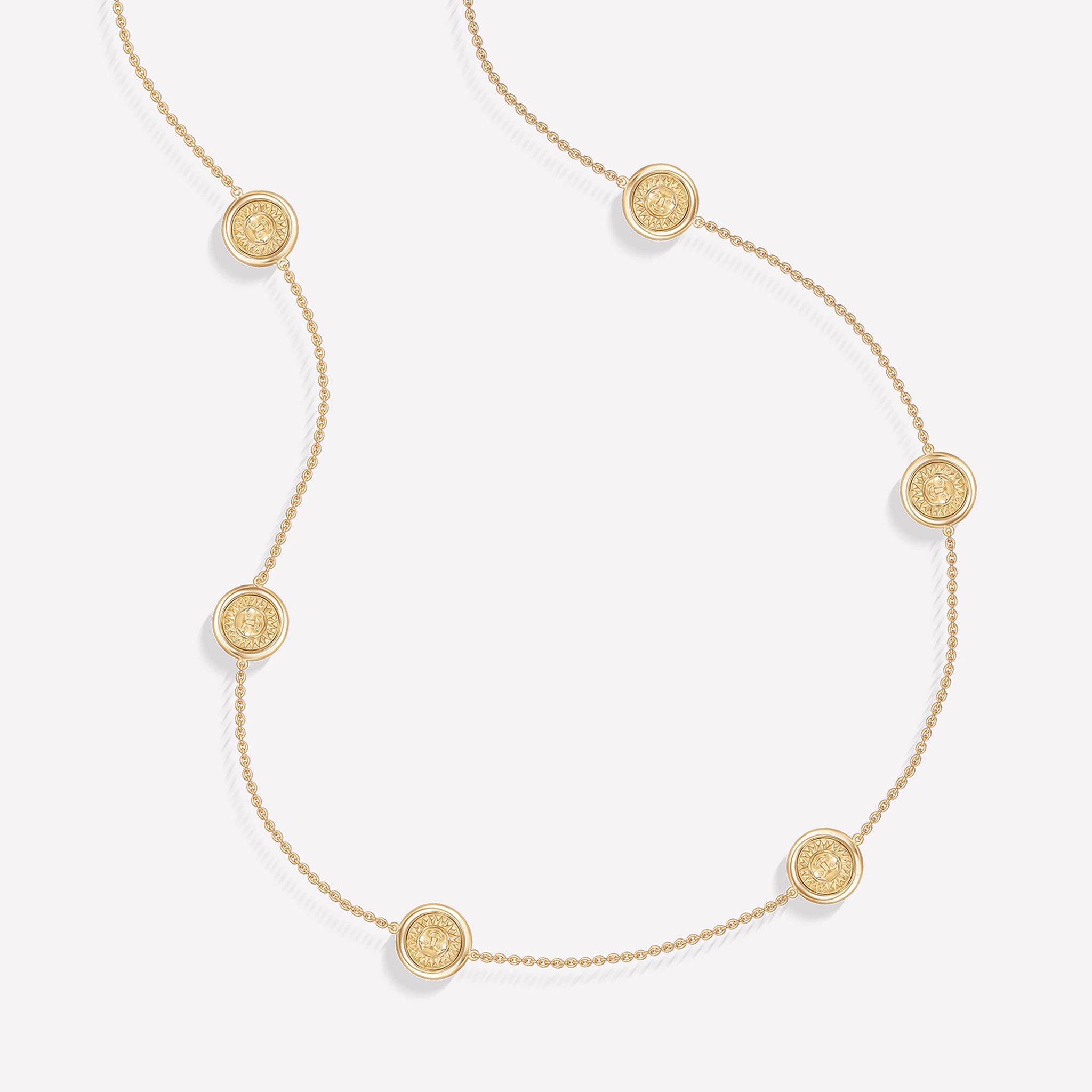 marinab.com, Soleil Gold Sautoir 40"