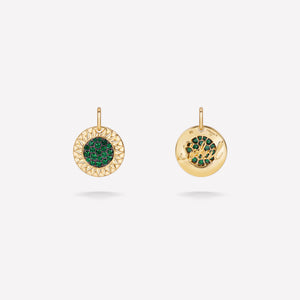 marinab.com, Soleil Precious Stone Pavé Pendant
