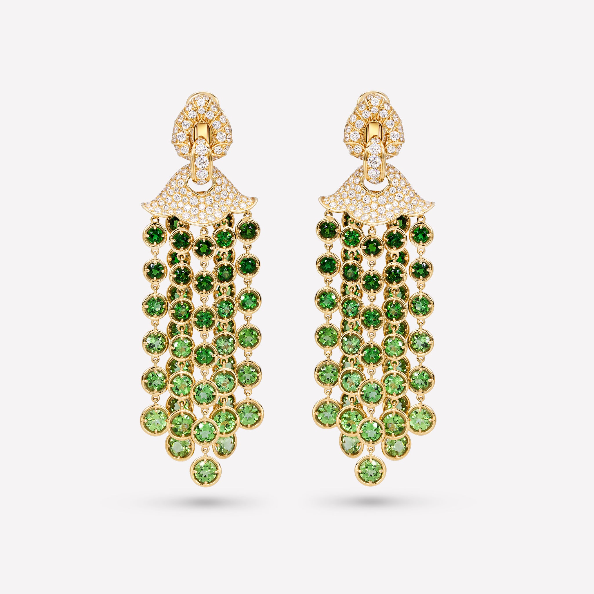 marinab.com, Pampilles Green Tourmaline Earrings