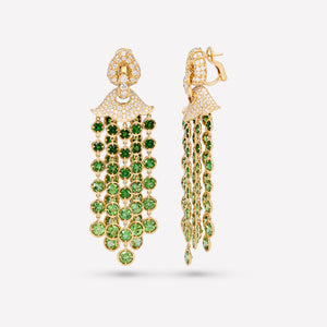 marinab.com, Pampilles Green Tourmaline Earrings