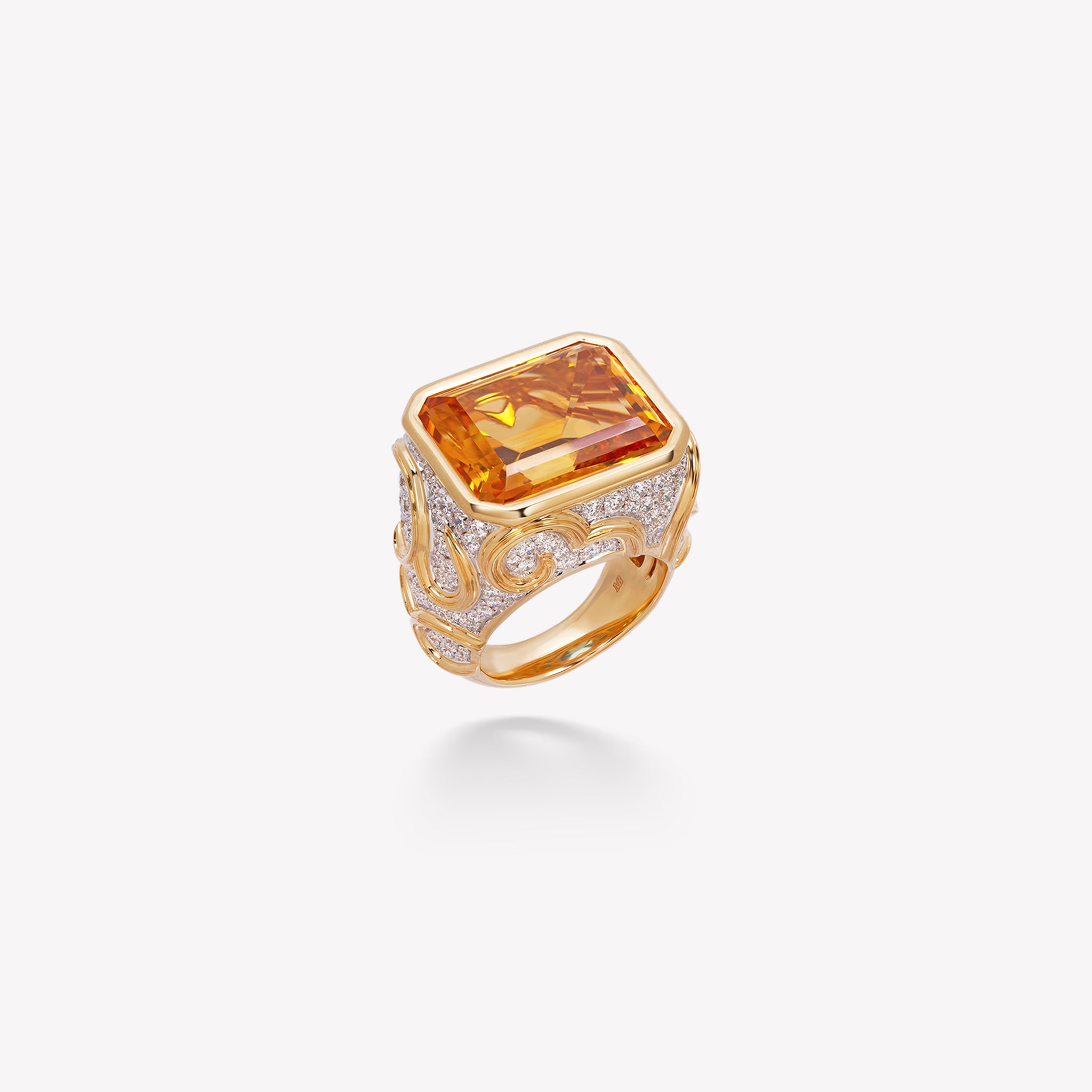 marinab.com, Onda Citrine Ring