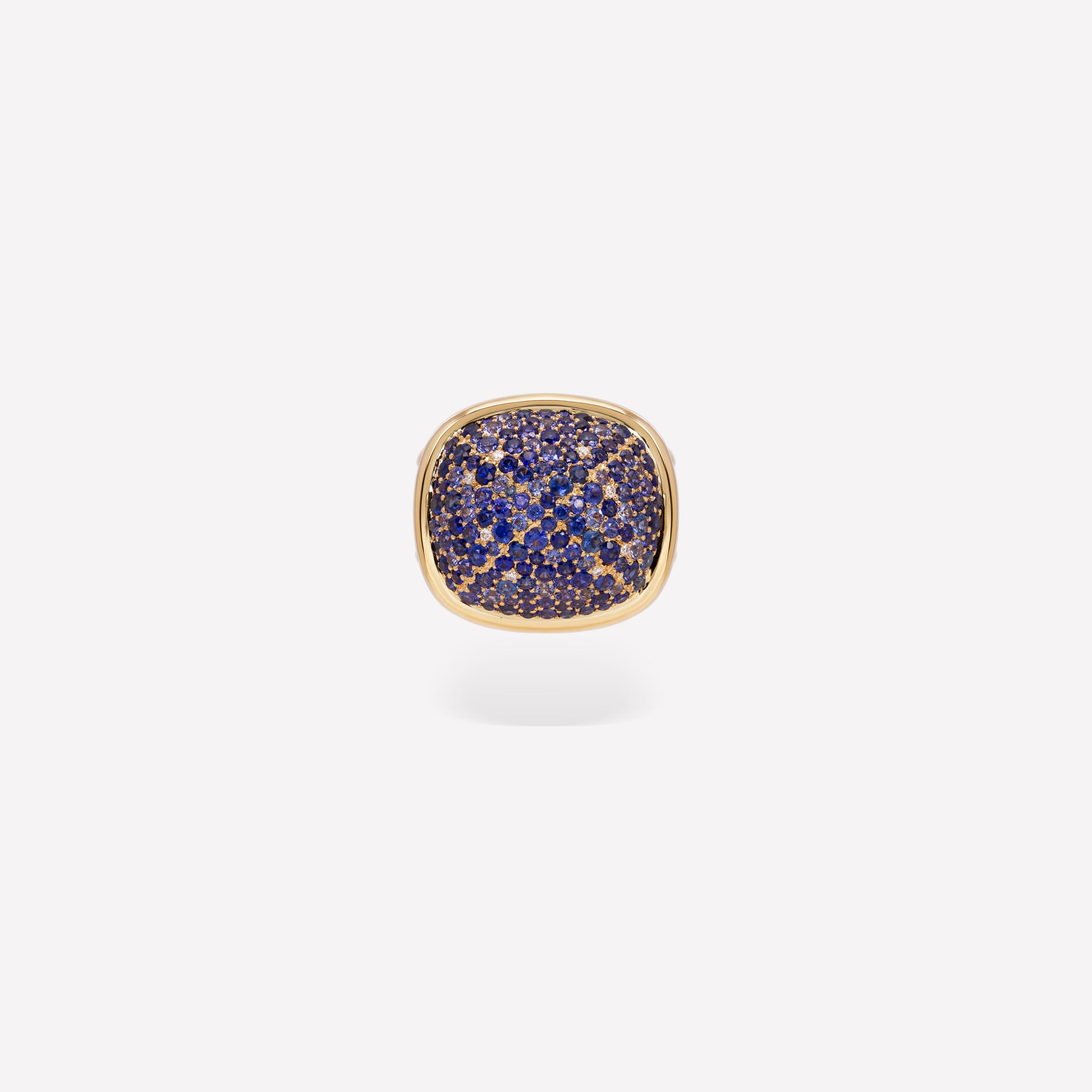 marinab.com, Tigella Pav&eacute; Blue Sapphire Ring