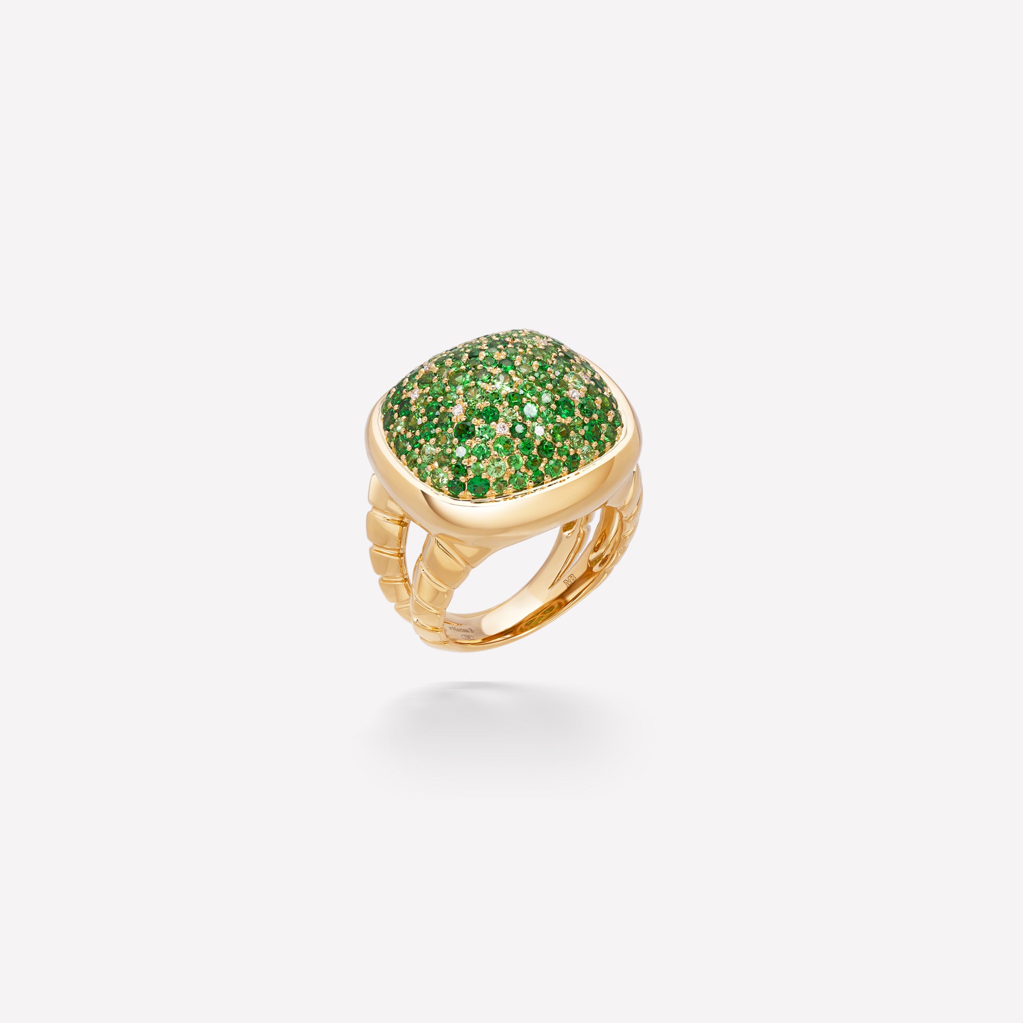 marinab.com, Tigella Pav&eacute; Tsavorite Ring