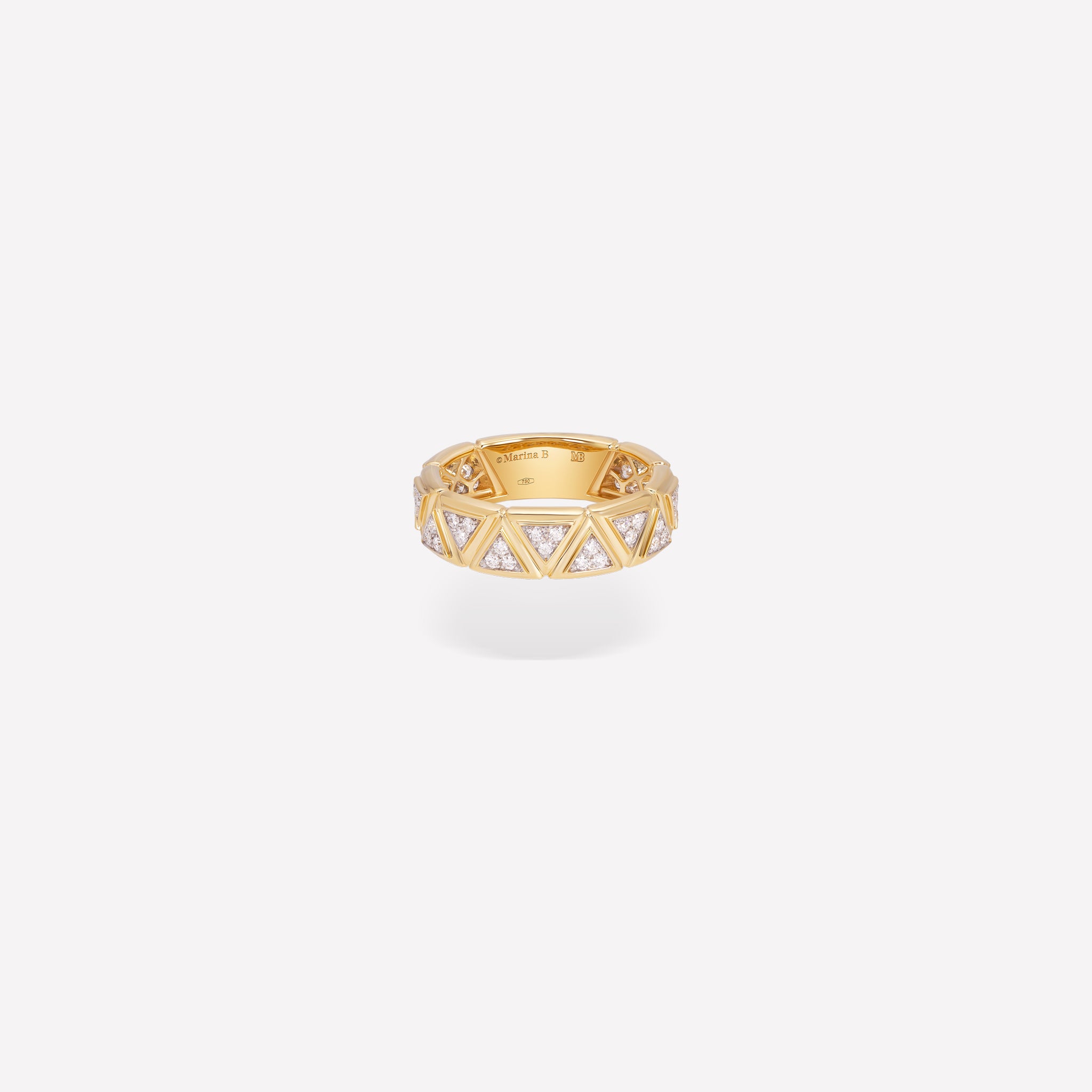 marinab.com, Triangolini Pav&eacute; Ring