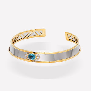 marinab.com, Simona Natural Blue Zircon Collar
