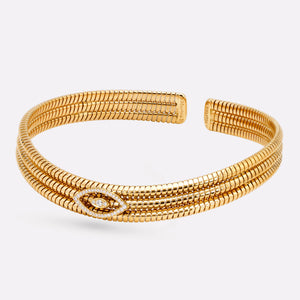 marinab.com, Trisolina Pavé Diamond “Evil Eye” Collar