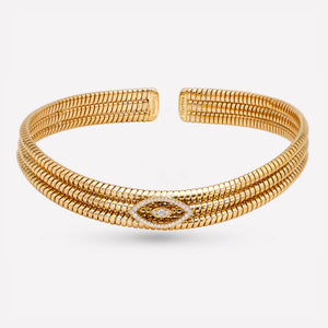 marinab.com, Trisolina Pavé Diamond “Evil Eye” Collar