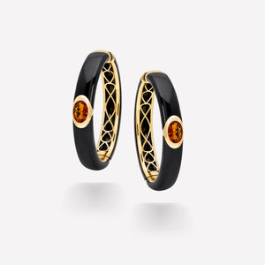 marinab.com, Lalli Orange Earrings