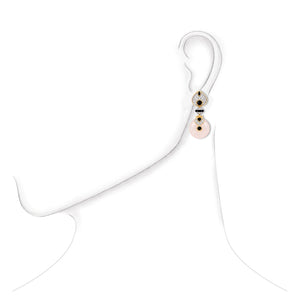 marinab.com, Baby Pneu Rose Quartz Earrings